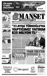 KAHRAMANMARAŞ MANŞET